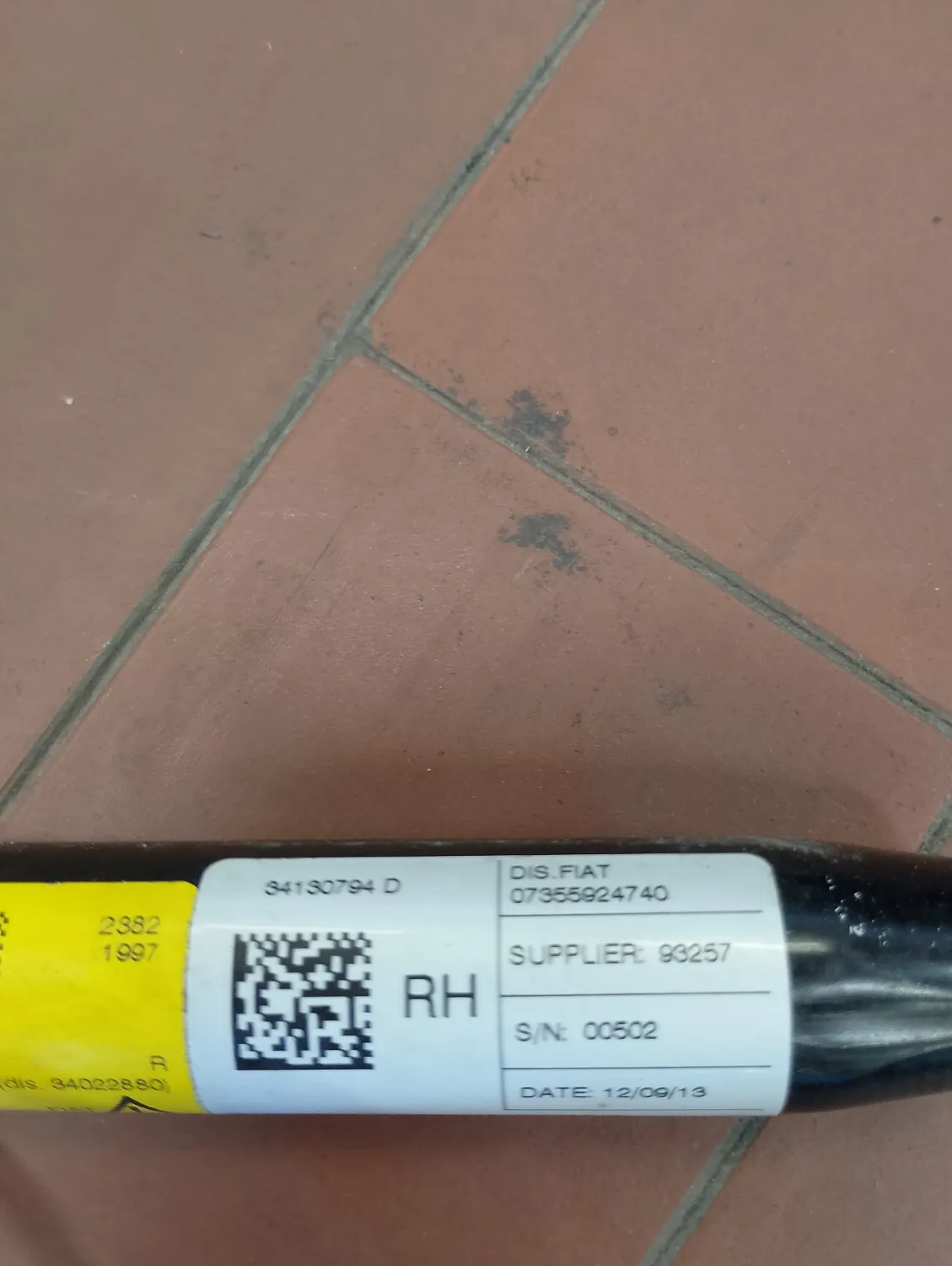 kit airbag Fiat 500l (2012 – 2018) 1.3 62 KW diesel 199B4000