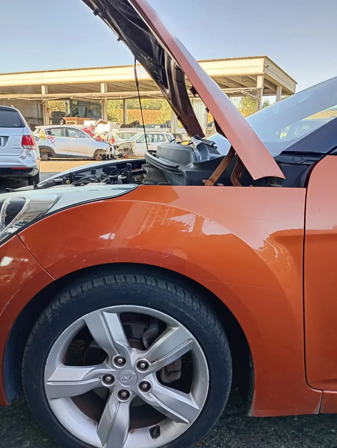 Parafango anteriore sinistro Hyundai Veloster (2011 – oggi) 1.6 103 KW benzina 663112V010 G4FD