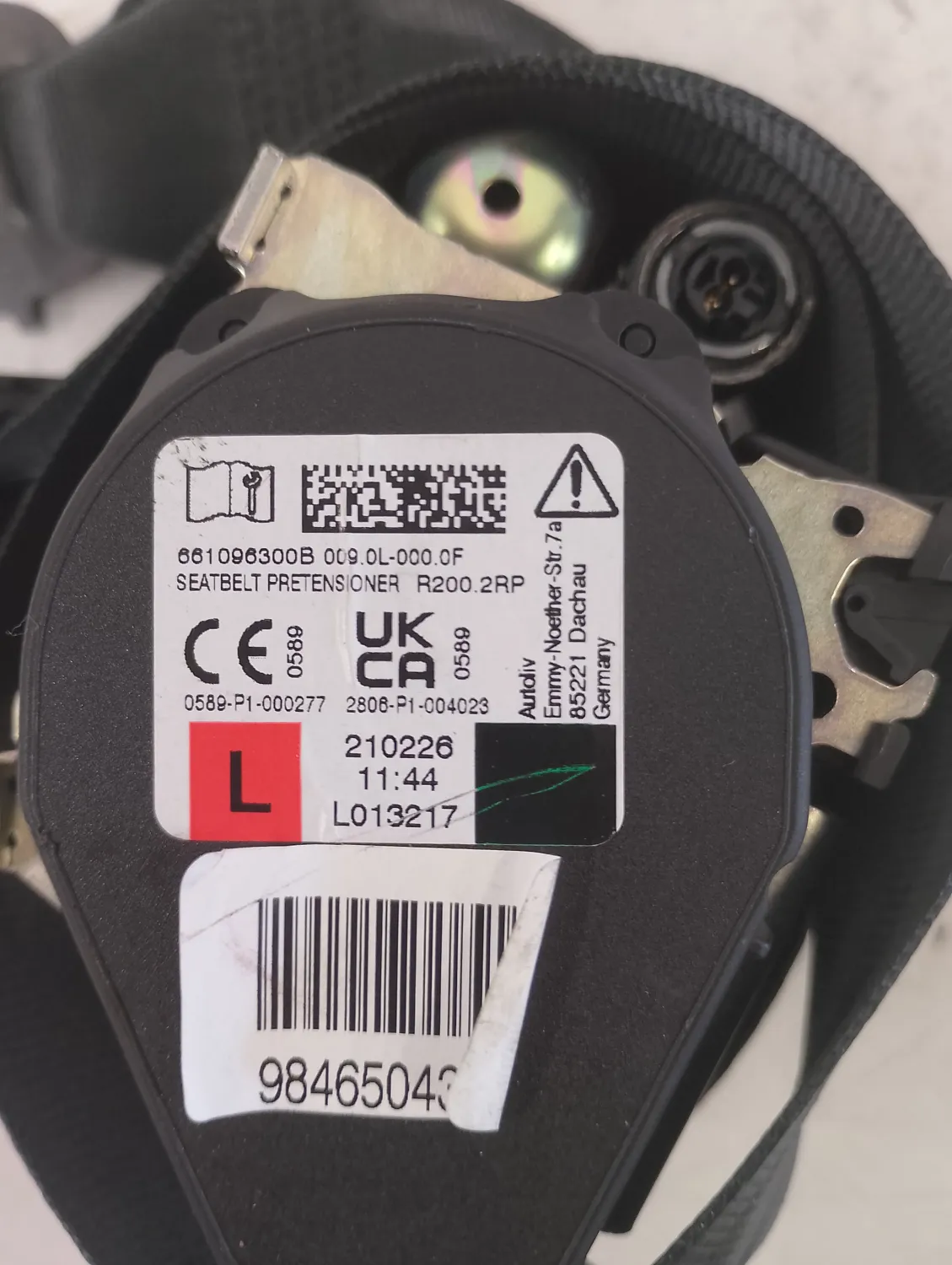 kit airbag Citroen C3 2026 1.2 74 KW HN09