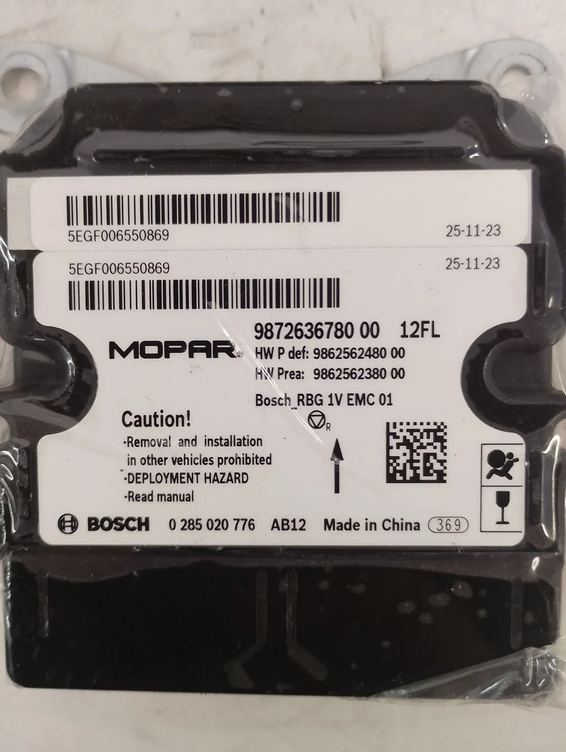 kit airbag Citroen C3 2026 1.2 74 KW HN09
