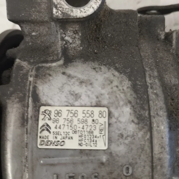 Compressore a/c Peugeot 208 (2015 – 2020) 1.2 81 KW benzina 9675659880 HN01