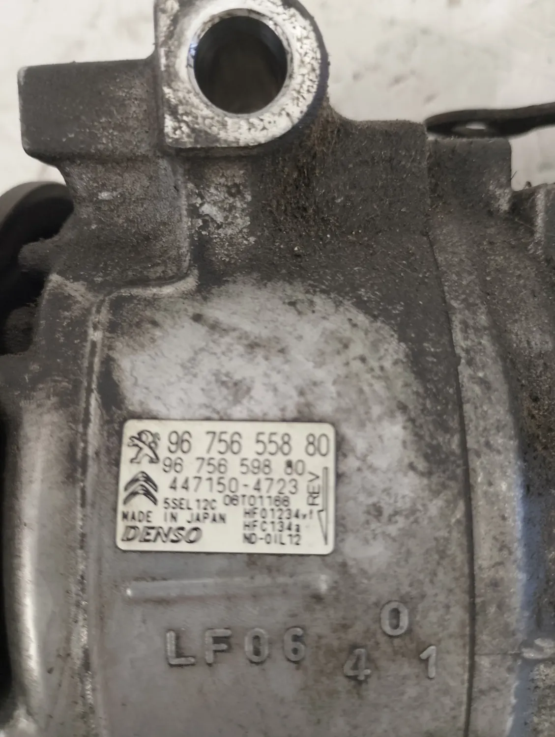 Compressore a/c Peugeot 208 (2015 – 2020) 1.2 81 KW benzina 9675659880 HN01