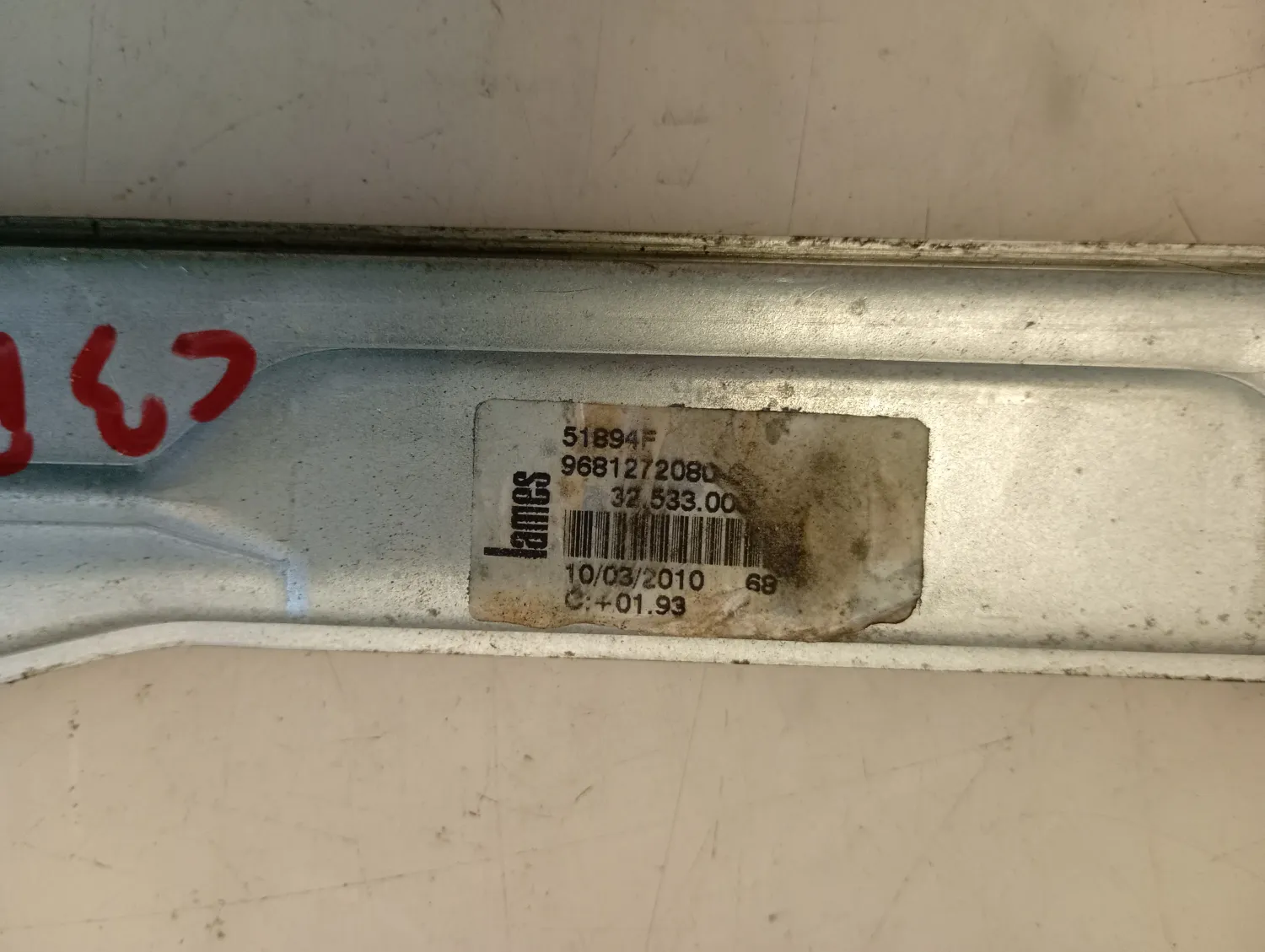 Alzavetro post. destro Citroen C3 Picasso (2009 – 2018) 1.6 66 KW diesel 9224F5 9HX