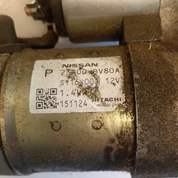 Motorino avviamento Nissan Qashqai (2014 – 2018) 1.6 120 KW benzina 23300BV80A MR16