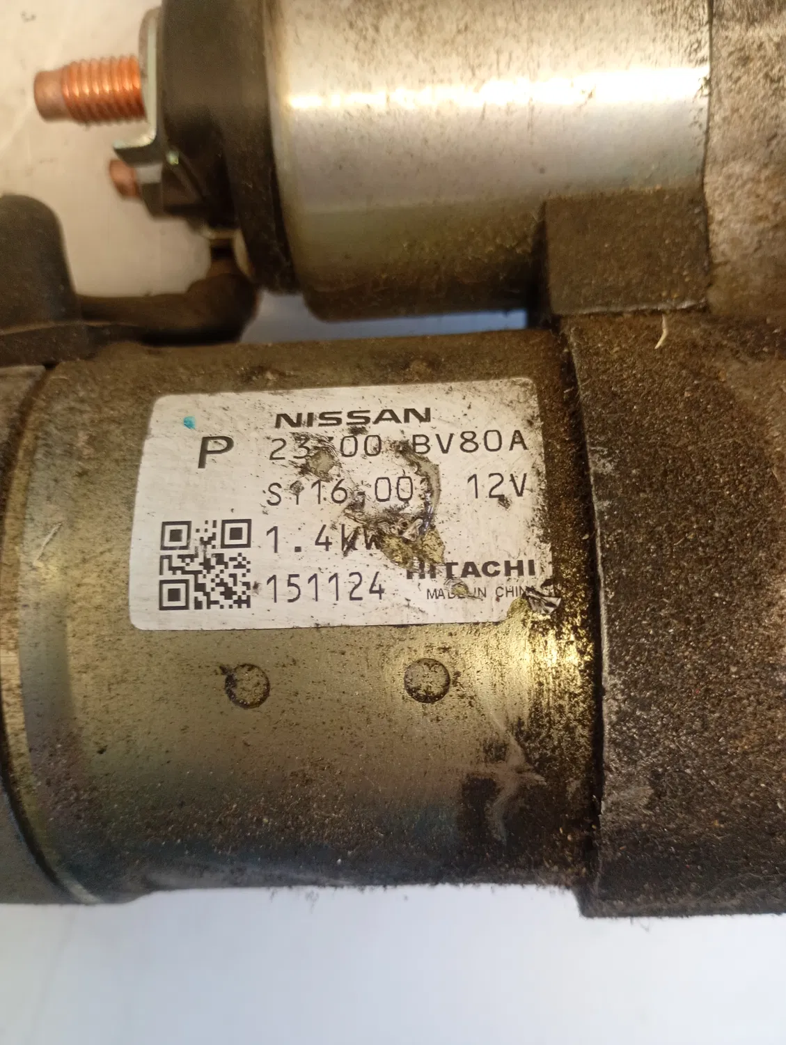 Motorino avviamento Nissan Qashqai (2014 – 2018) 1.6 120 KW benzina 23300BV80A MR16