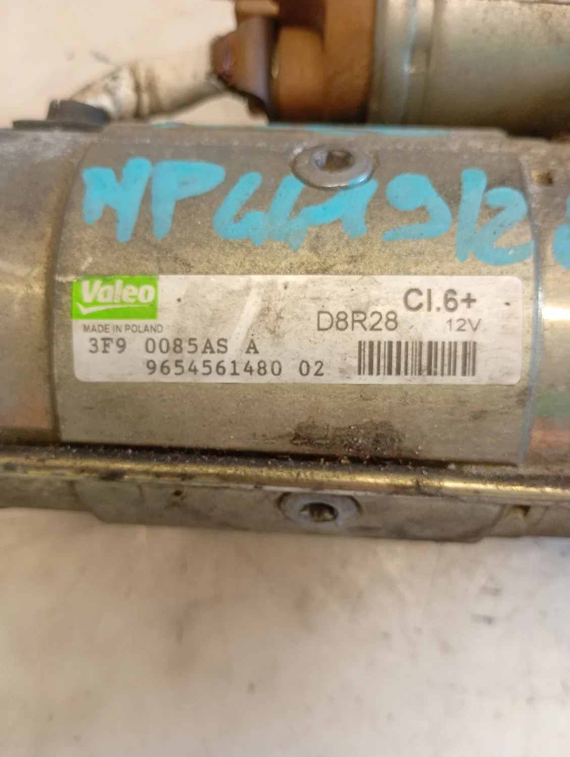 Motorino avviamento Peugeot 308 (2007 – 2014) 2.0 100 KW diesel 5802CA RHR