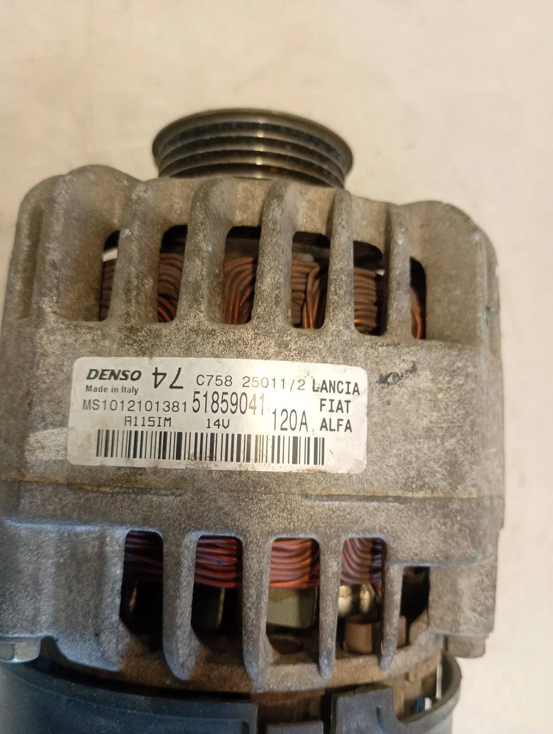 Alternatore Fiat Punto Evo (2009 – 2013) 1.2 51 KW benzina 71796304 169A4000