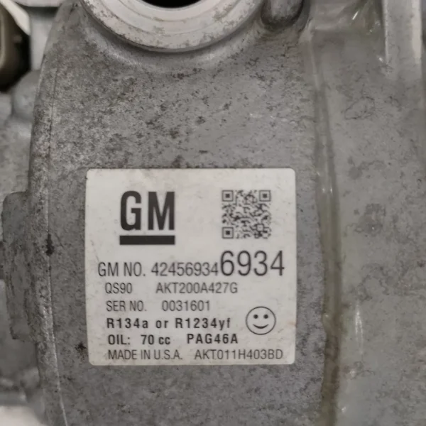 Compressore a/c Opel Mokka X (2016 – oggi) 1.6 81 KW diesel 95523489 B16DTU