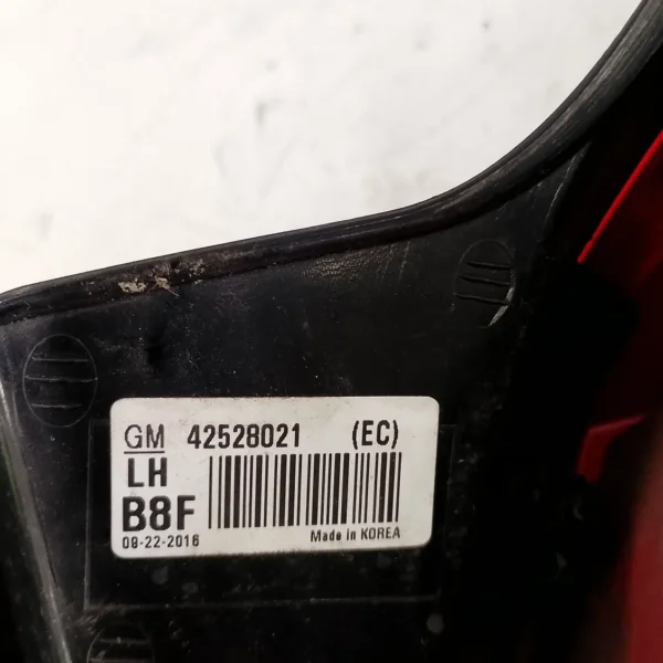 Faro posteriore sinistro Opel Mokka X (2016 – oggi) 1.6 81 KW diesel 42558888 B16DTU