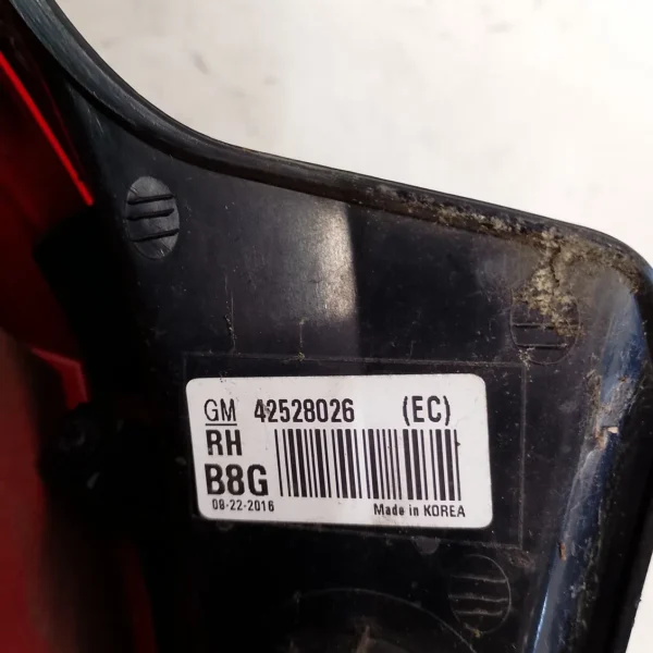 Faro posteriore destro Opel Mokka X (2016 – oggi) 1.6 81 KW diesel 42558889 B16DTU