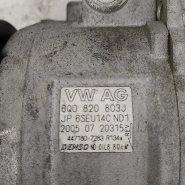 Compressore a/c Seat Ibiza (2001 – 2009) 1.4 51 KW diesel 6Q0820803J BNM