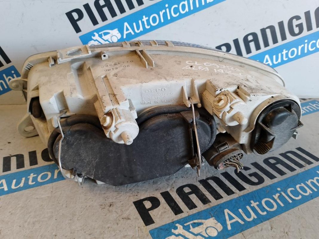 Faro Trafic II Faro Anteriore Destro Cromato Giallo H4 Per Primastar Vivaro Trafic 2007- Faro Destro Primastar Vivaro Trafic H4