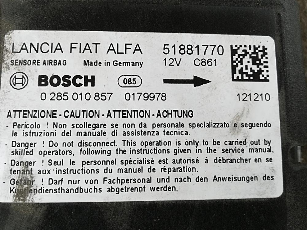 Kit Airbag Fiat Doblò 2006