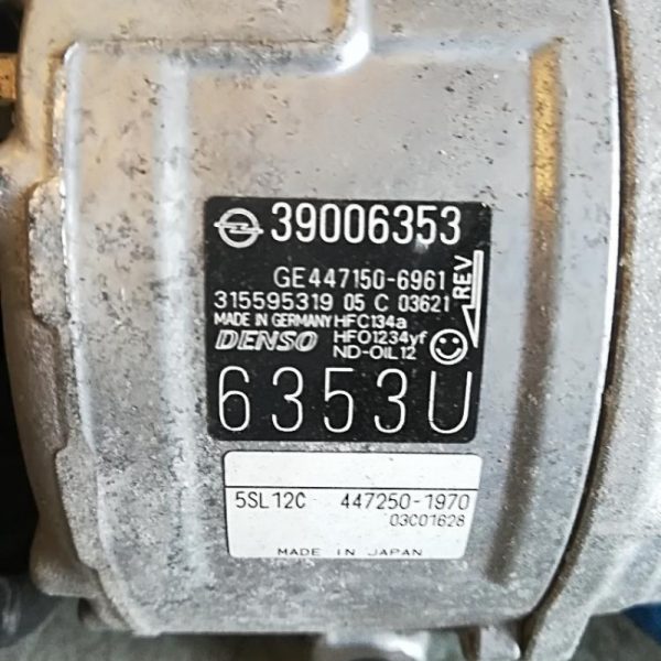 Compressore A/C Opel Corsa E B12XER 2019