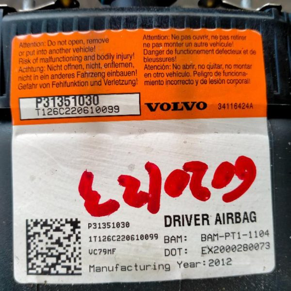 Kit Airbag Volvo V60 2012