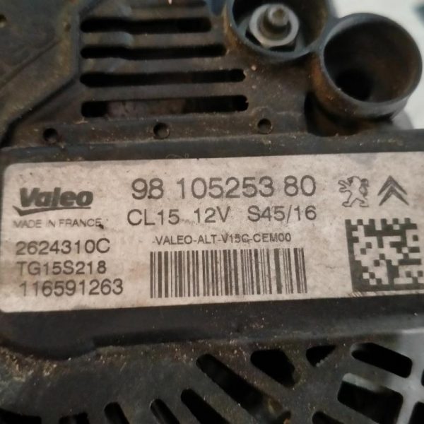 Alternatore Peugeot 208 BH02 2016