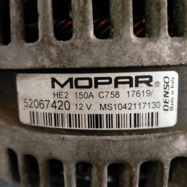 Alternatore Jeep Renegade 55282151 2019