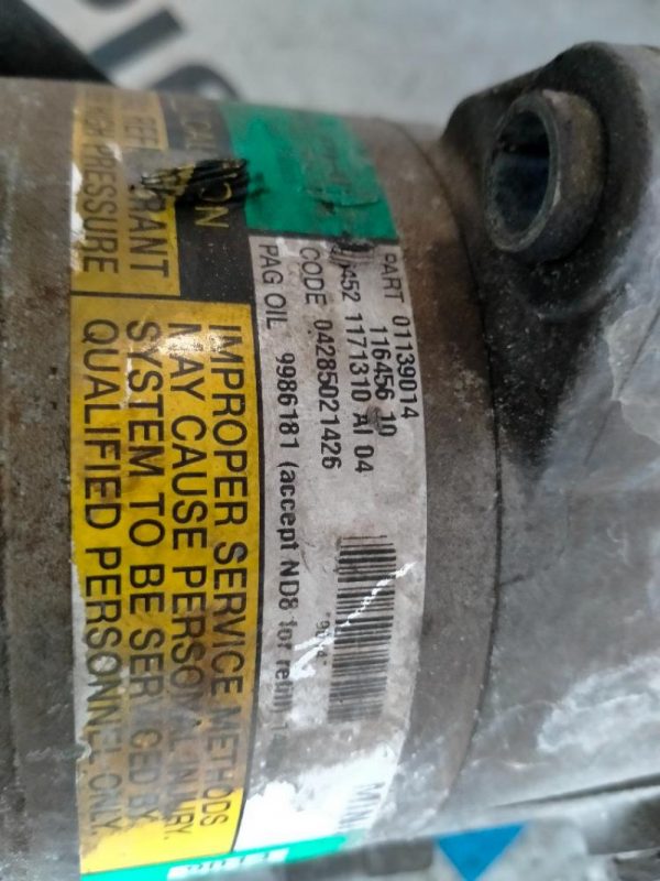 Compressore A/C Mini Cooper W10B16A 2005