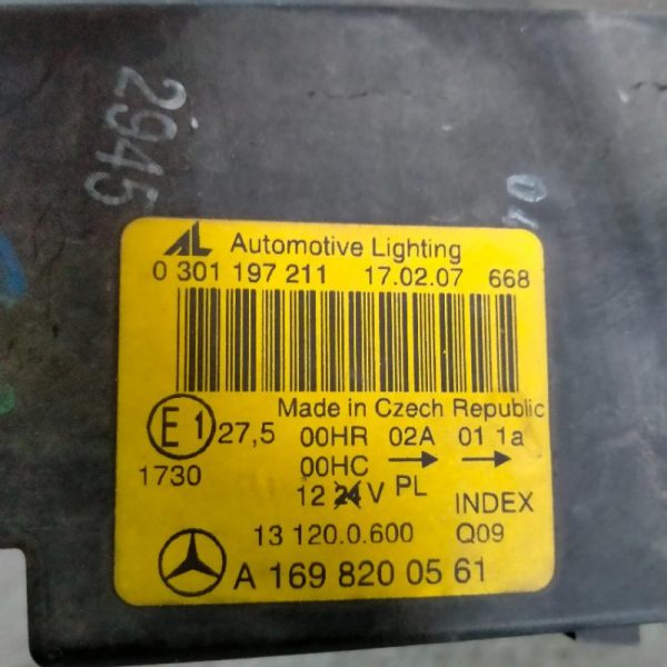 Faro Anteriore Sinistro Mercedes-Benz Classe A 2007