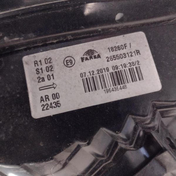 Faro Posteriore Destro Renault Twingo 2020