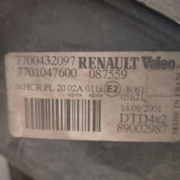 Faro Anteriore Destro Renault Scenic 2001