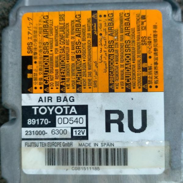 Kit Airbag Toyota Yaris 2015