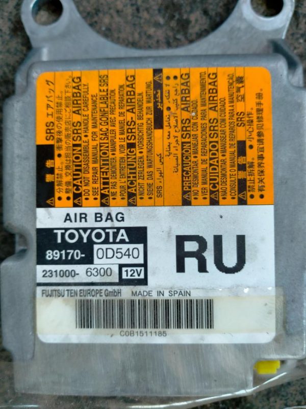 Kit Airbag Toyota Yaris 2015