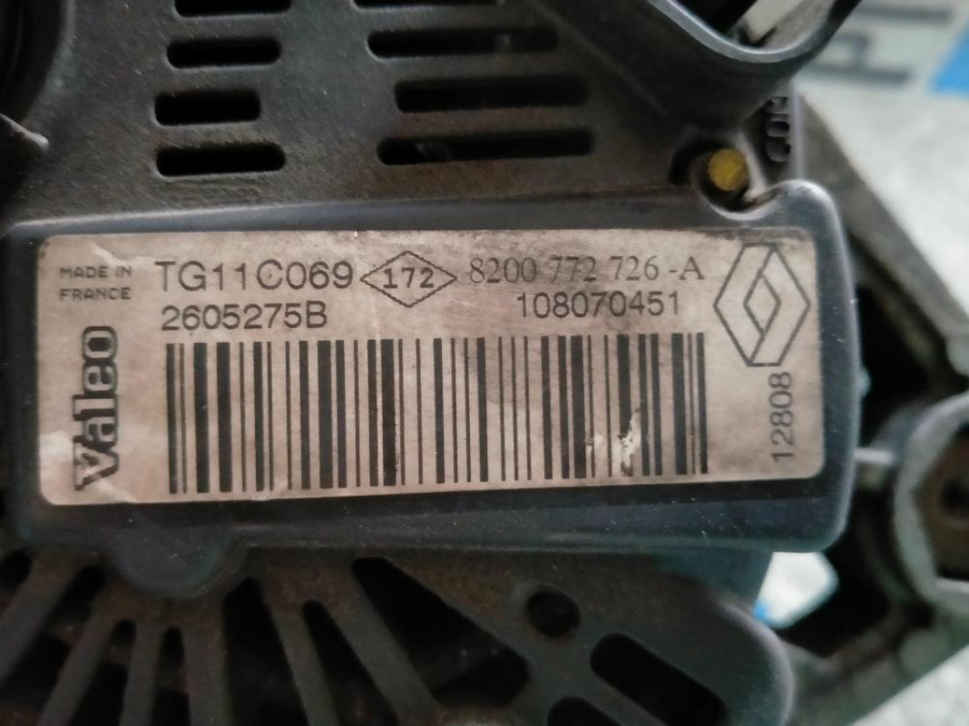 Alternatore Renault Scenic K9KP7 2009