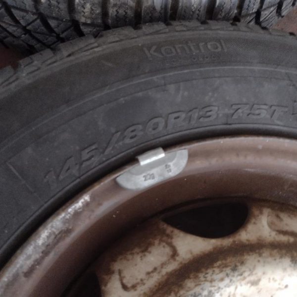 4 gomme con cerchi Fiat panda 4×4145/80 R13 75 T Hankook