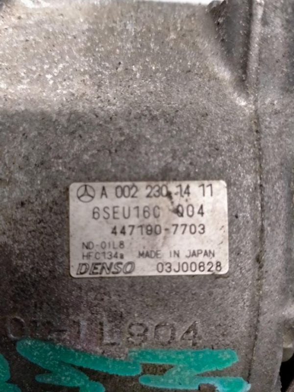 Compressore A/C Mercedes-Benz Classe A 640940 2007