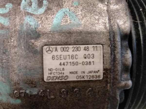 Compressore A/C Mercedes-Benz Classe B 640940 2008