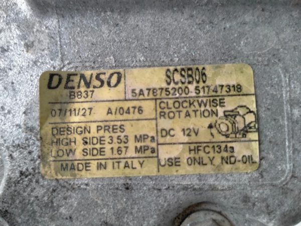 Compressore A/C Fiat Panda 188A4000 2008