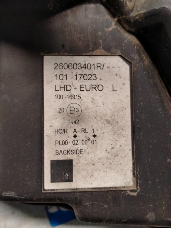 Faro Anteriore Sinistro Renault Kangoo 2009