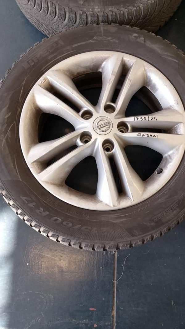 4 Cerchi in Lega con Gomme 17″ Nissan Qashqai 2010