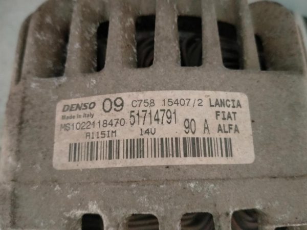 Alternatore Fiat 500 169A3000 2007