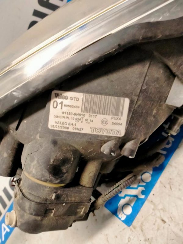 Faro Anteriore Sinistro Toyota Aygo 2005 – 2008