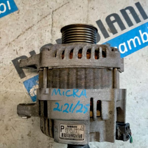 Alternatore Nissan Micra K13 HR12 2010 – 2013
