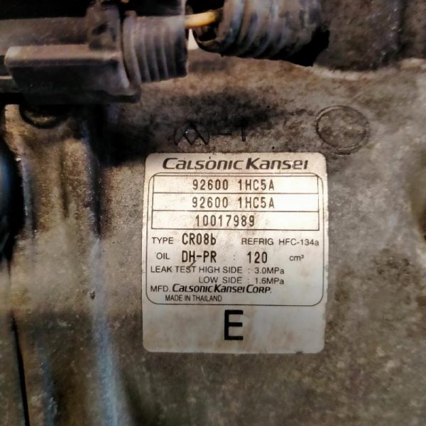 Compressore A/C Nissan Micra K13 HR12 2010 – 2013