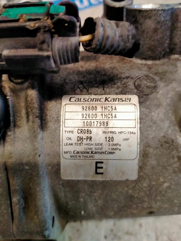 Compressore A/C Nissan Micra K13 HR12 2010 – 2013