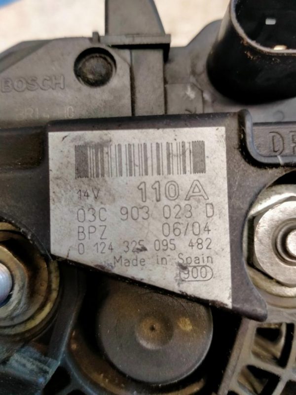 Alternatore Volkswagen Golf V BAG 2003 – 2009