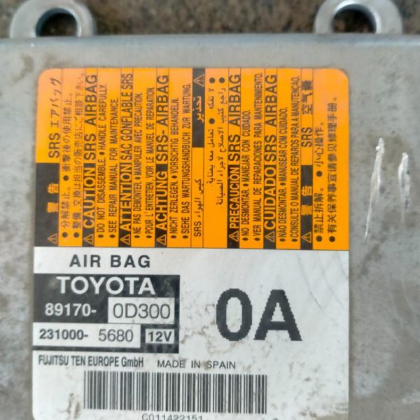 Kit Airbag Toyota Yaris 2011 – 2014
