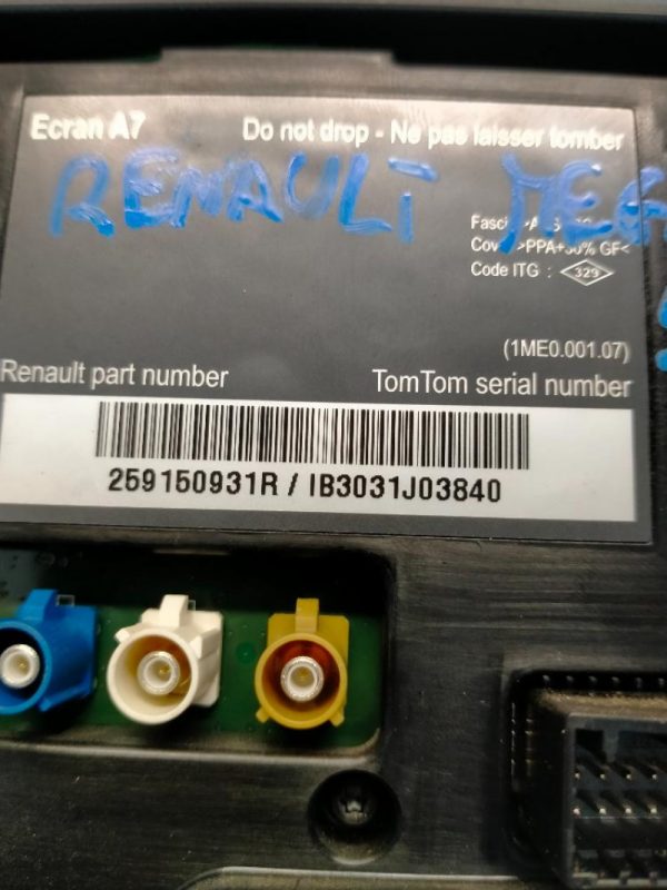 Display Multifunzione Renault Megane GT 2008 – 2014