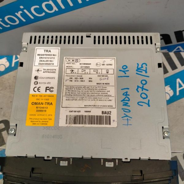Autoradio Hyundai i10 2013 – 2016