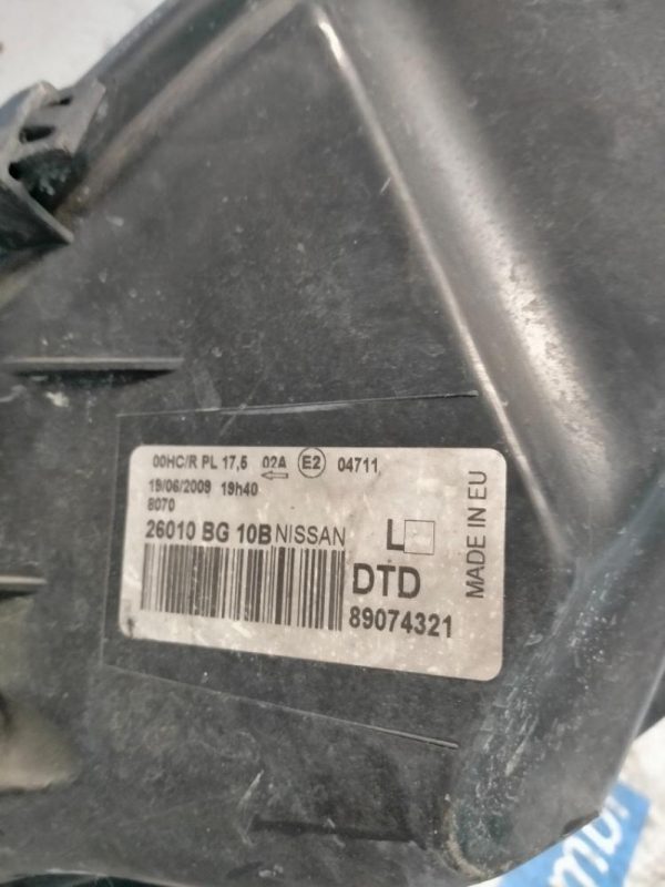 Faro Anteriore Destro Nissan Micra K12 2007 – 2010