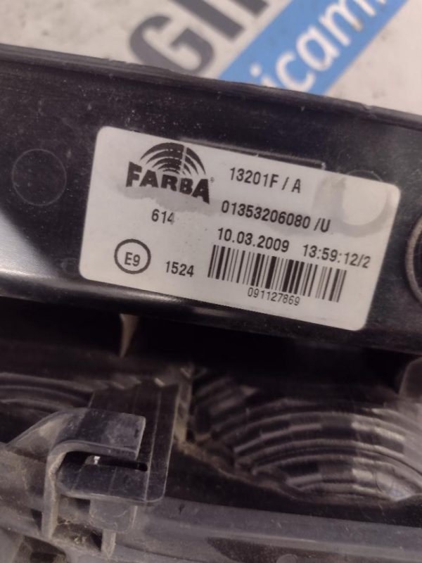Faro Posteriore Sinistro Peugeot Bipper 2009