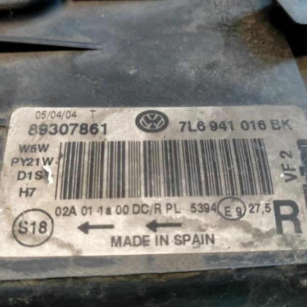 Faro Anteriore Destro XENON Volkswagen Touareg 2002 – 2007