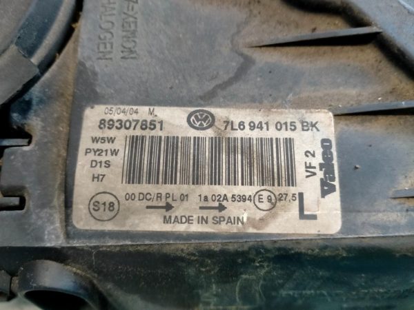 Faro Anteriore Sinistro XENON Volkswagen Touareg 2002 – 2007