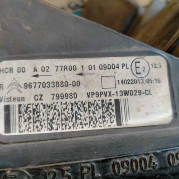 Faro Anteriore Destro Citroen DS3 2010 – 2014