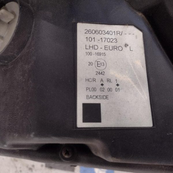 Faro Anteriore Sinistro Renault Kangoo 2007 – 2013