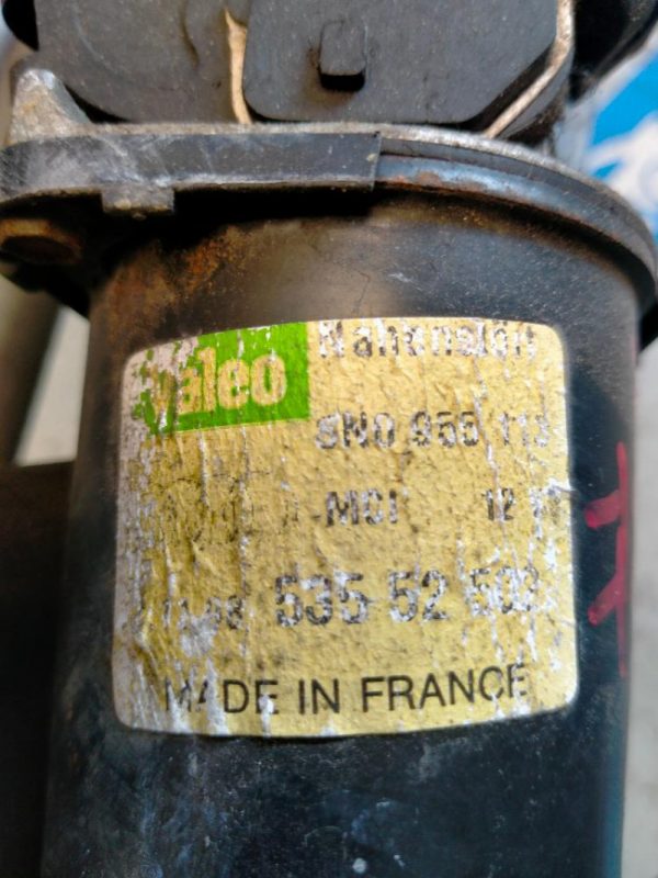 Motorino Tergi Anteriore Audi TT 1998 – 2003